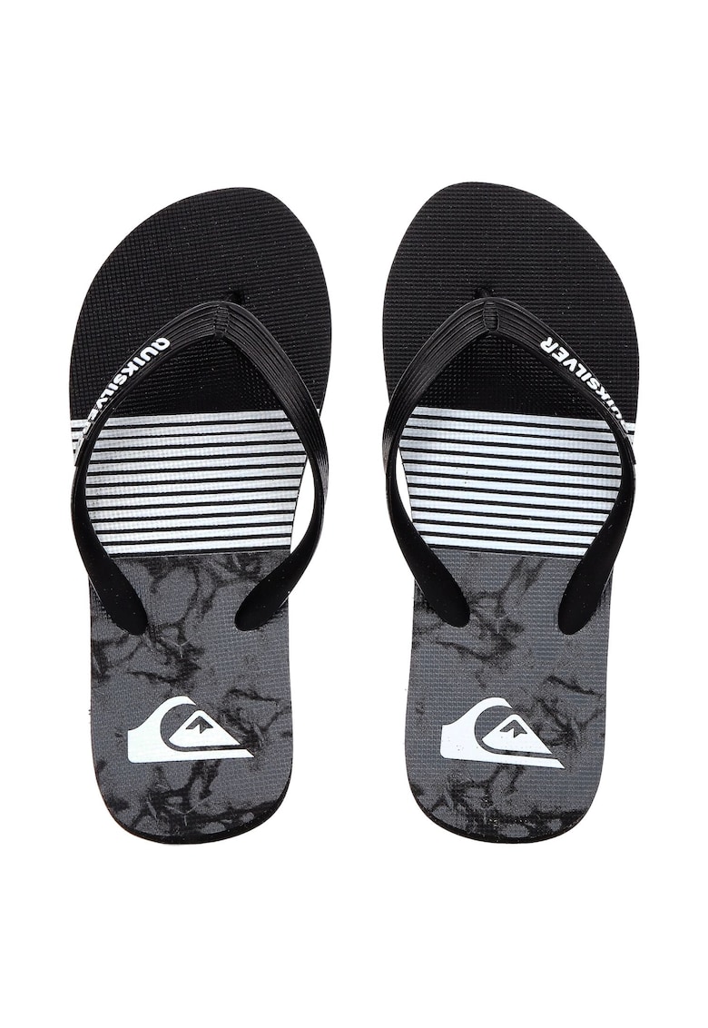 Papuci flip-flop cu bareta texturata Java Smoked Wave