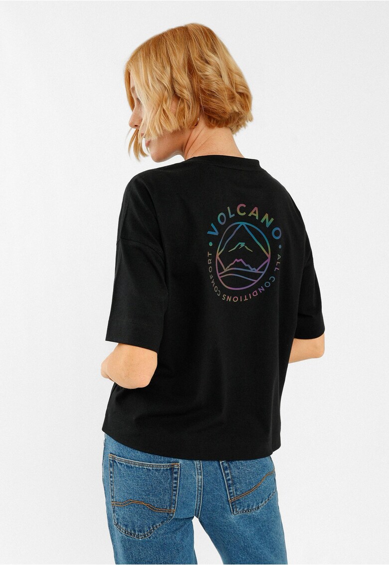 Tricou T-Tuz negru pentru femei - Comfort Fit - Negru