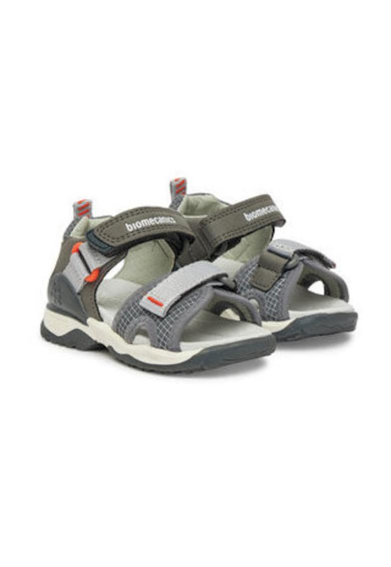 Sandale baieti - 252222 - Piele ecologica - Gri - Gri