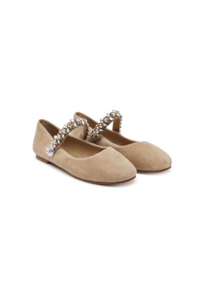 Balerini  V250537 - Piele naturala - Bej Balerini  V250537 - Piele naturala - Bej