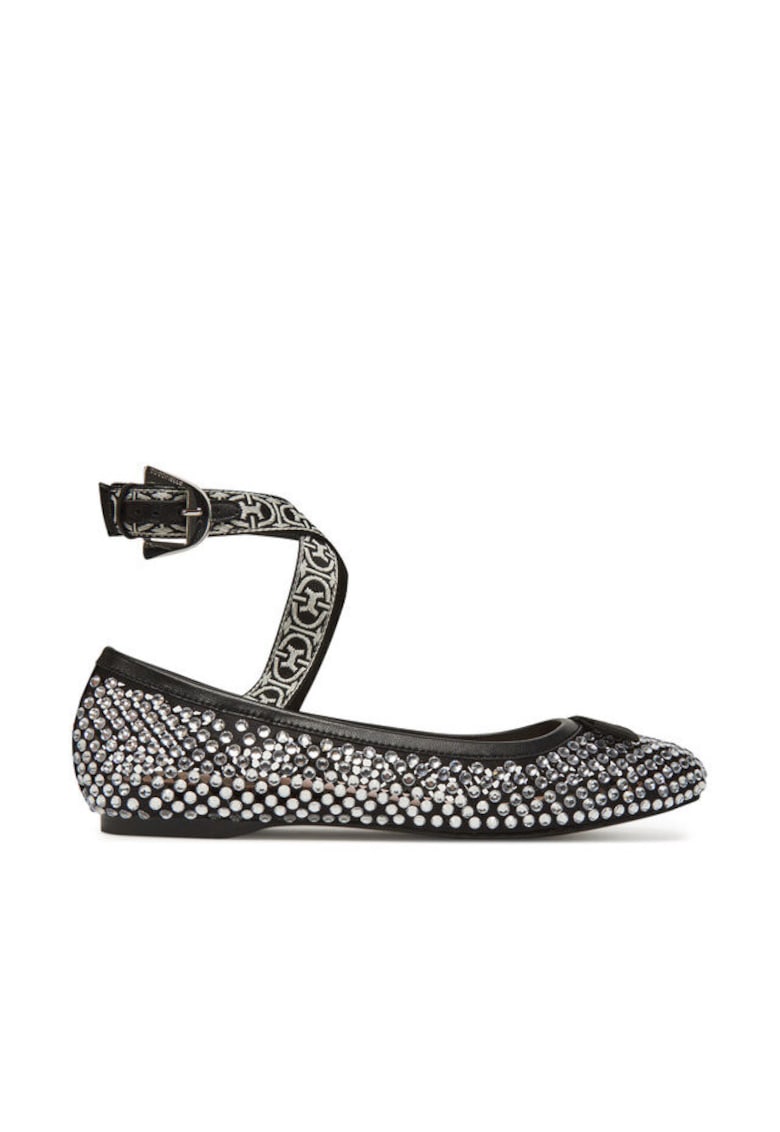 Balerini S17 19 02 01 847 - Piele naturala - Negru - Negru