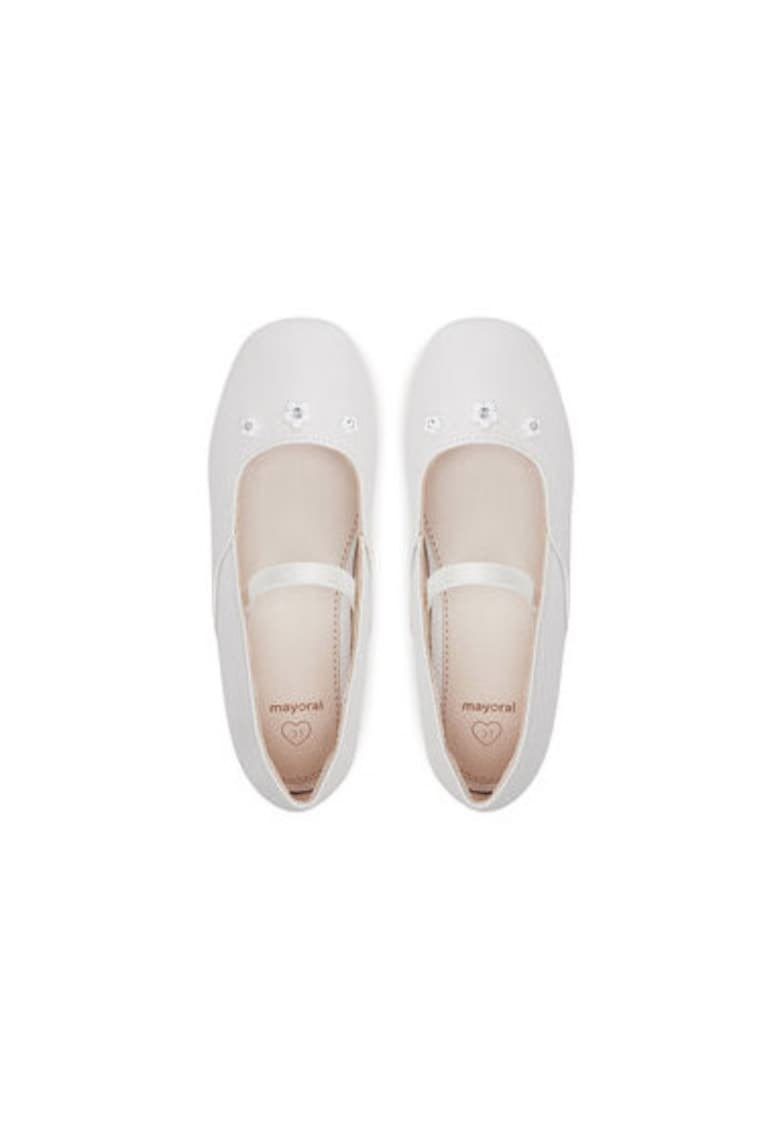 Mayoral Balerini 45619 - Piele ecologica - Alb - Alb