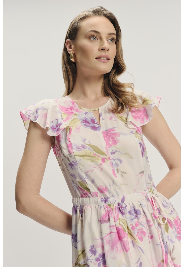 Rochie asimetrica cu model