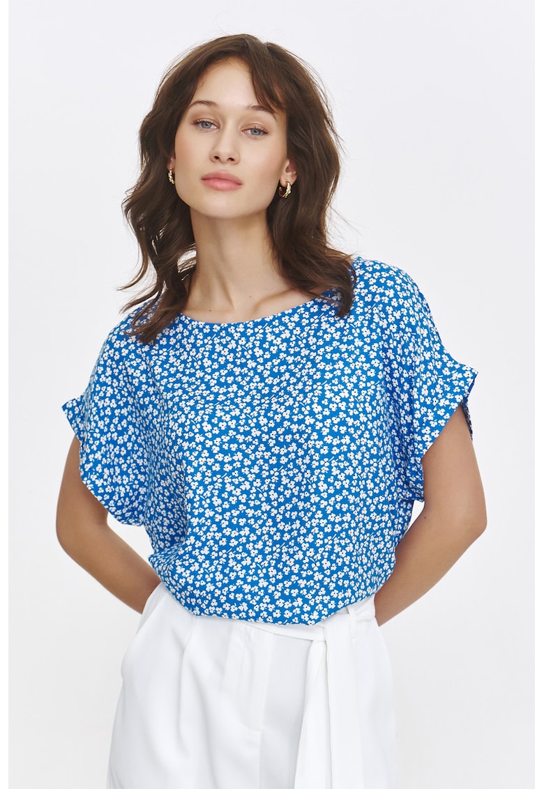 Bluza cu model si maneci cazute