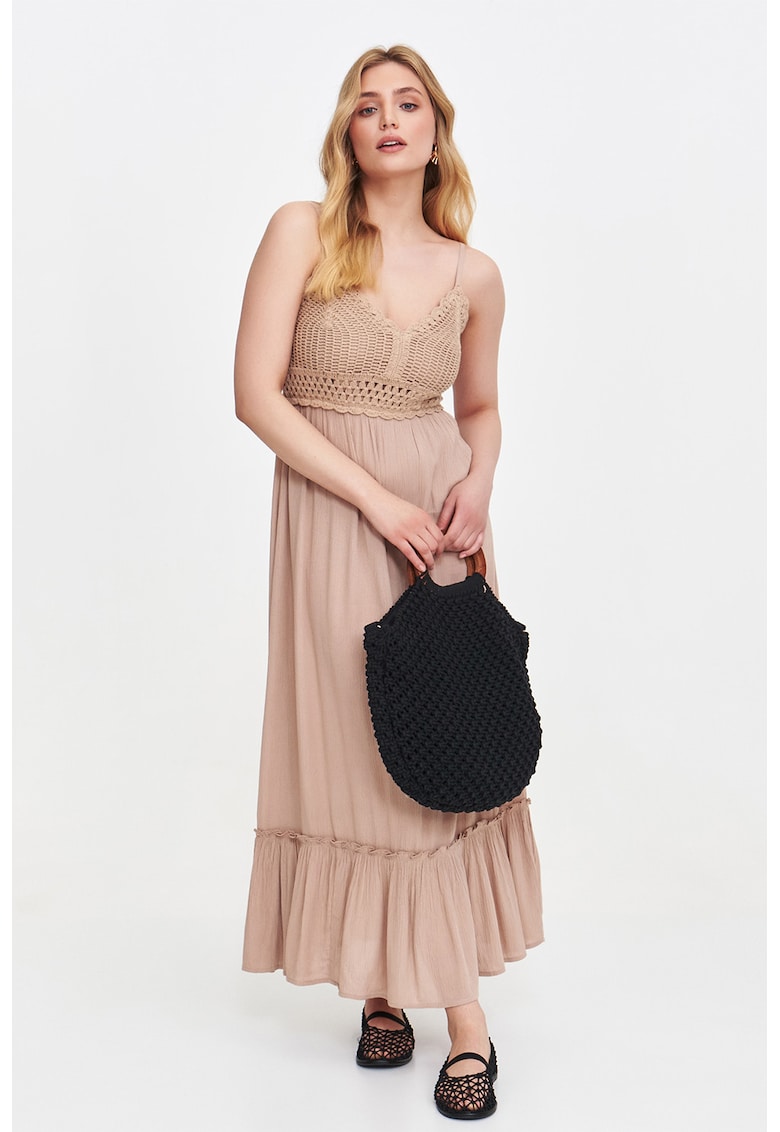 Rochie lunga cu bareta ajustabila