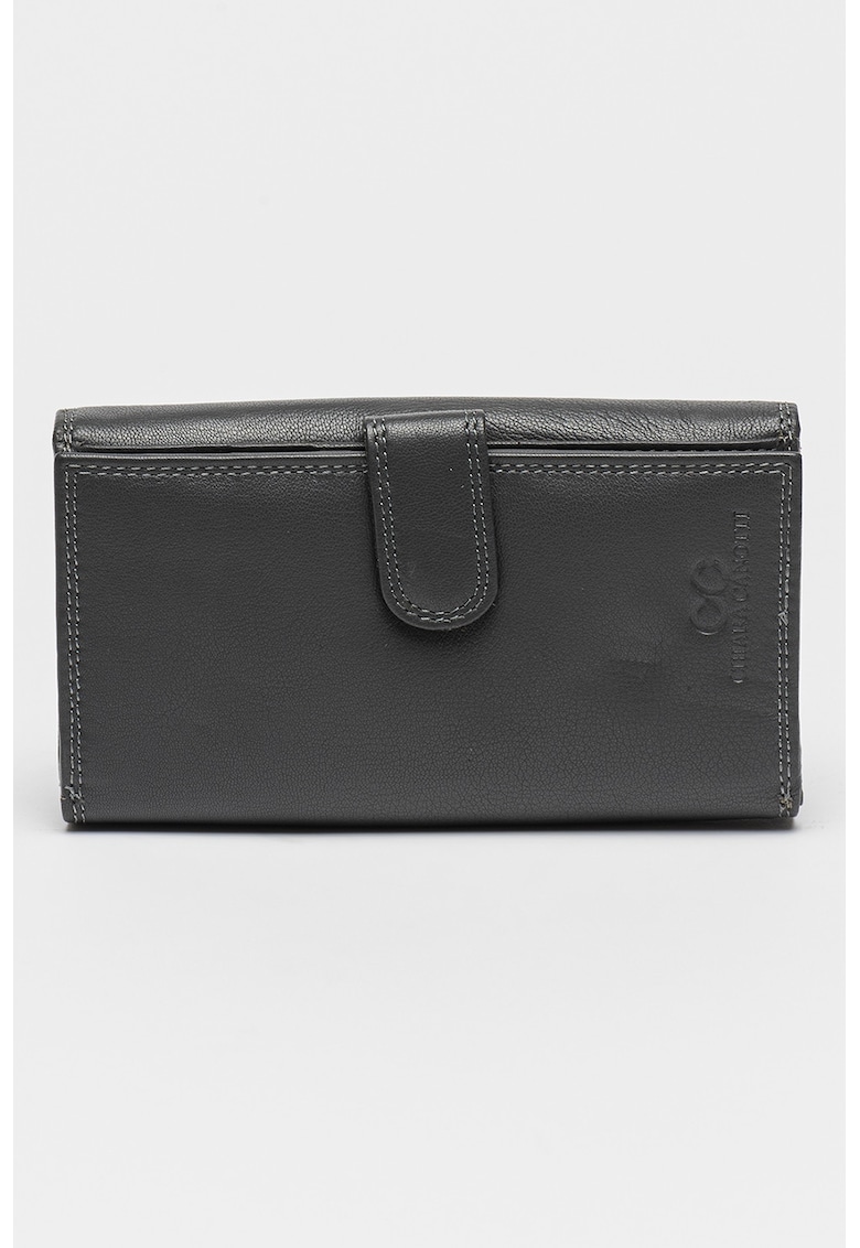 Portofel din piele cu buzunare multiple