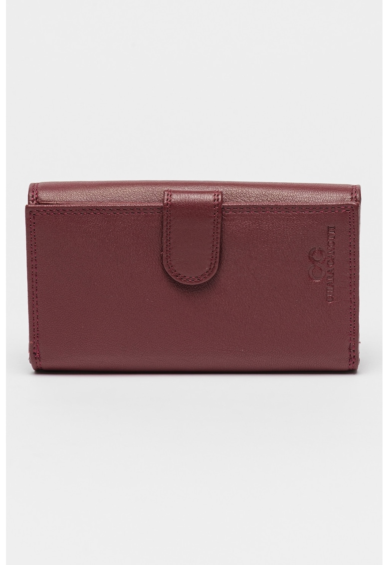 Portofel din piele cu buzunare multiple