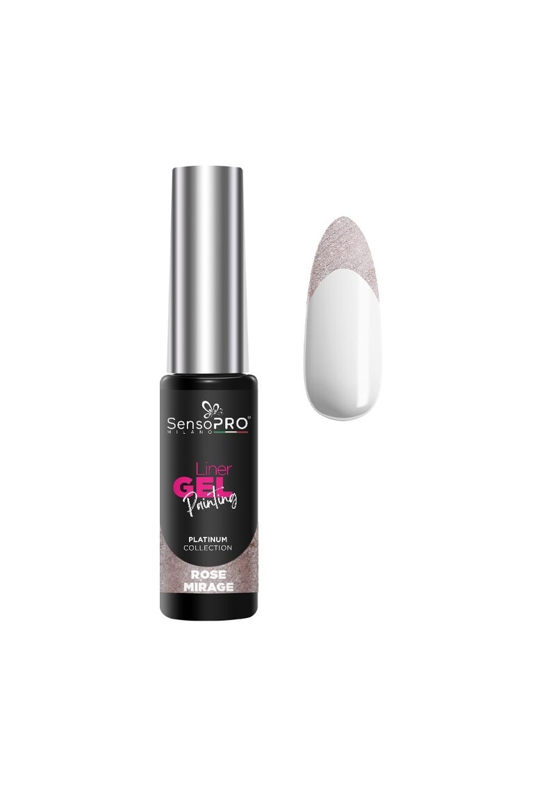Liner Gel UV Pictura Unghii Platinum - Rose Mirage 8ml