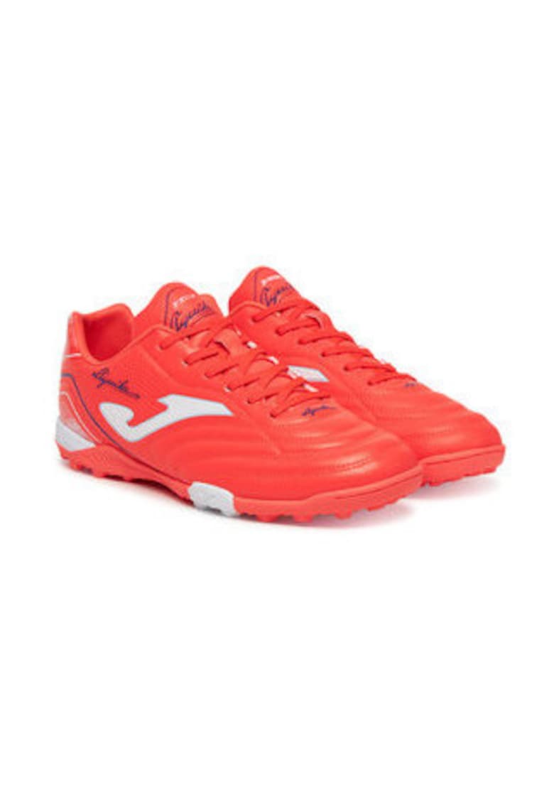 Ghete de fotbal AGUS2507TF - Piele ecologica - Coral