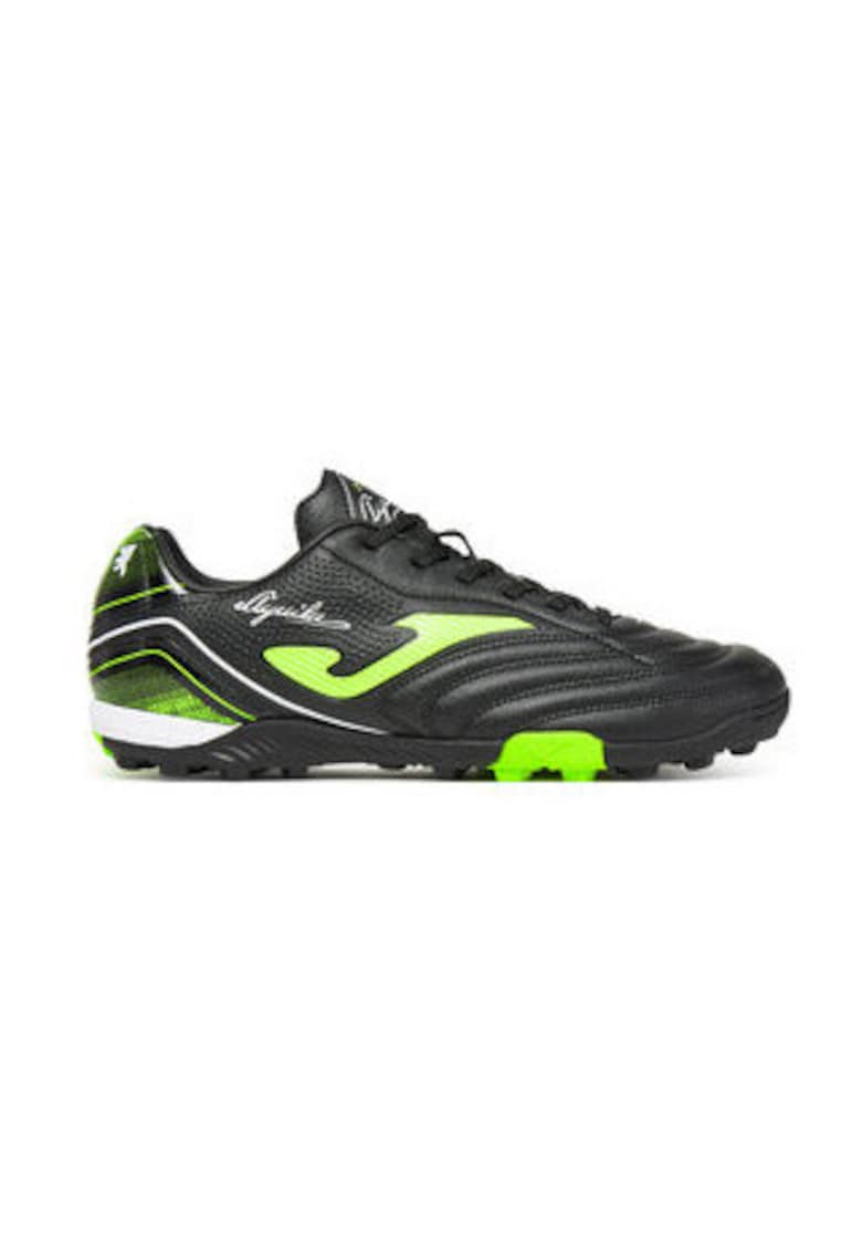Ghete de fotbal AGUS2501TF - Piele ecologica - Negru
