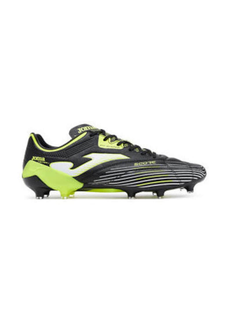 Ghete de fotbal SCOS2501FG - Piele ecologica - Negru