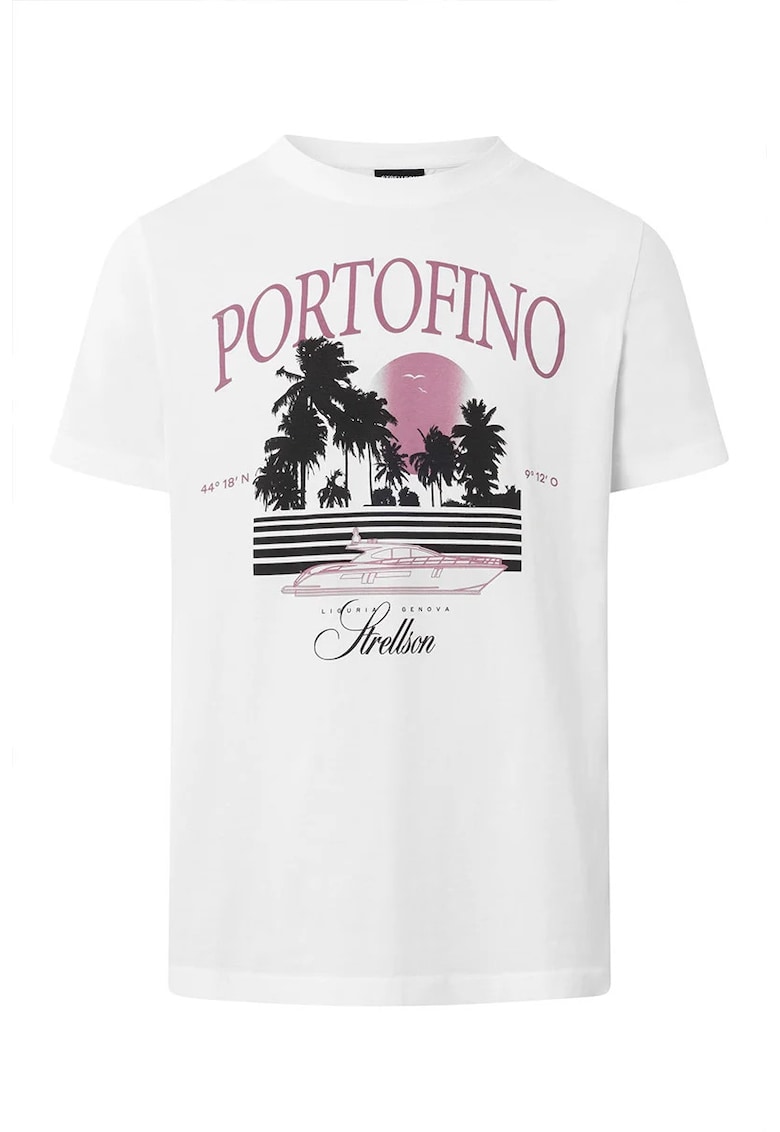 Tricou regular fit cu guler rotund 30041538