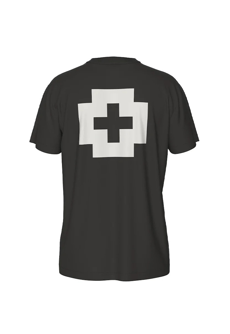Tricou oversized cu print tip logo pe spate Tricou oversized cu print tip logo pe spate