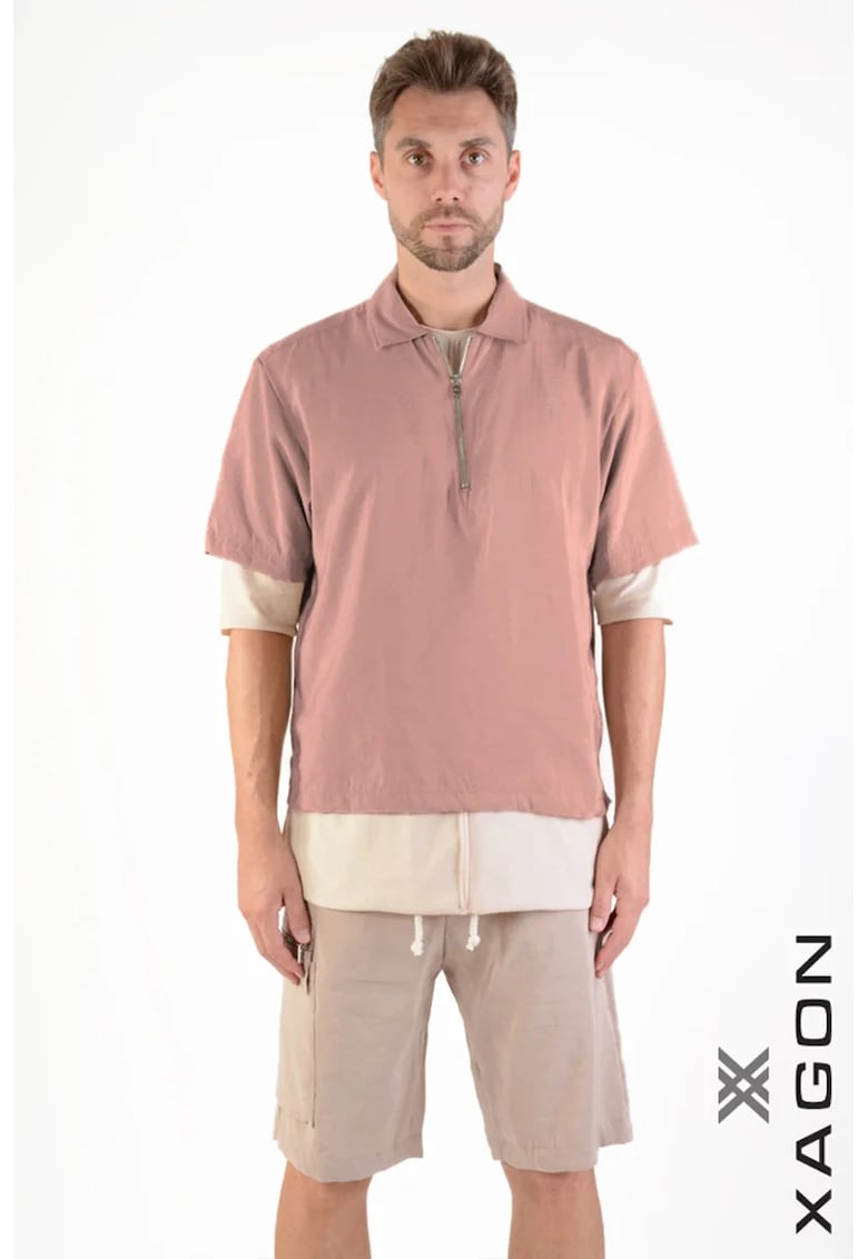 Tricou polo cu fermoar 2BM106X Tricou polo cu fermoar 2BM106X