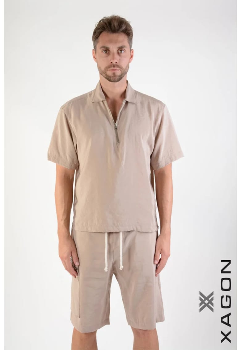 Tricou polo cu fermoar 2BM106X