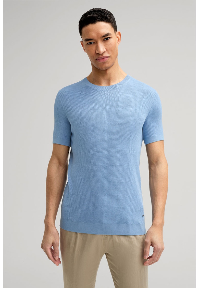 Tricou regular fit cu guler rotund 30045220