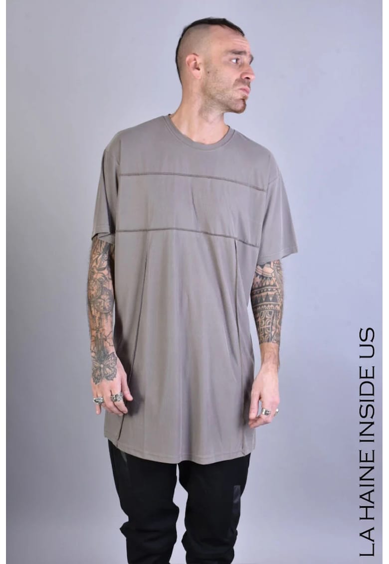 Tricou lung oversize din modal