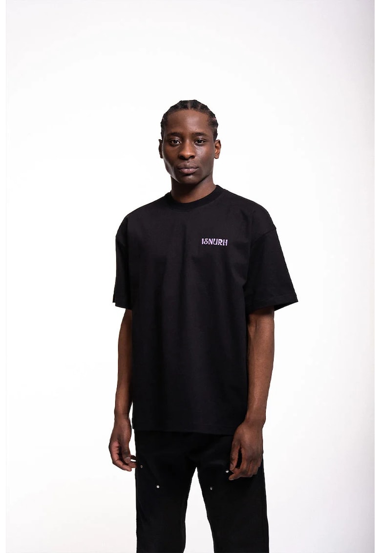 Tricou oversize cu print ISH1039