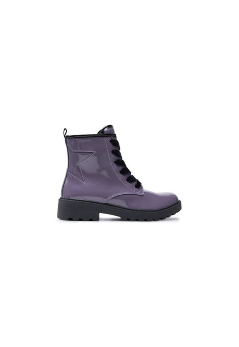 Ghete fete J9420G-000HH - Piele ecologica - Mov