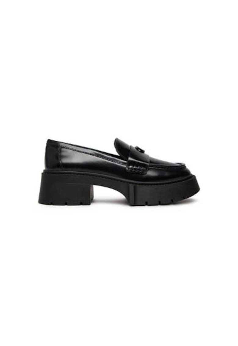 Mocasini dama CZ382 - Piele naturala - Negru