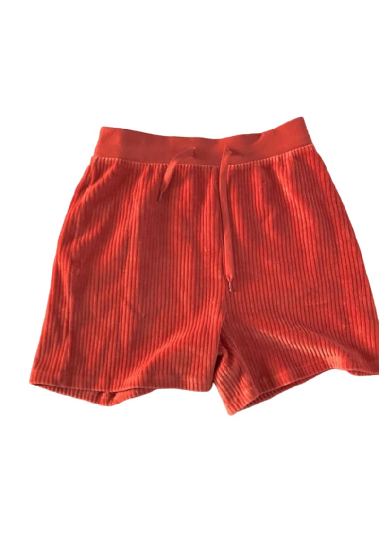 Pantaloni scurti dama - Poliester - Portocaliu -