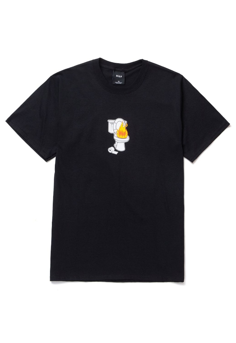 Tricou barbati - Bumbac - Negru - Tricou barbati - Bumbac - Negru -