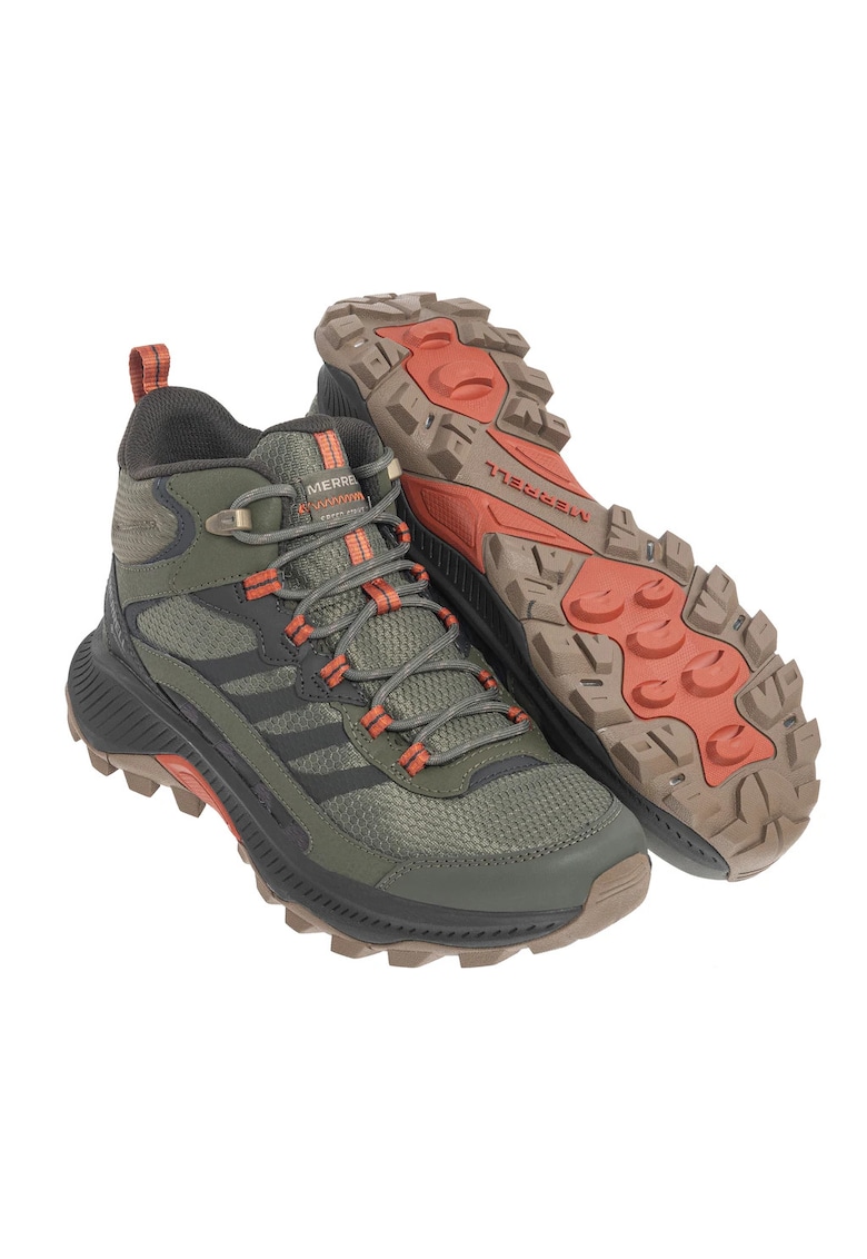 Ghete  Speed Strike 2 MID GTX - impermeabile - din piele ecologica - verde masliniu - set de trekking