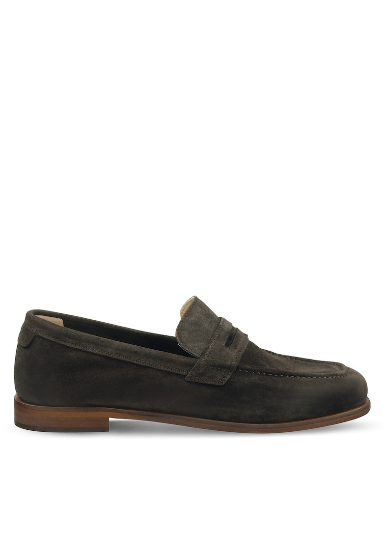 Mocasini barbati 30673878 - Piele naturala - Maro