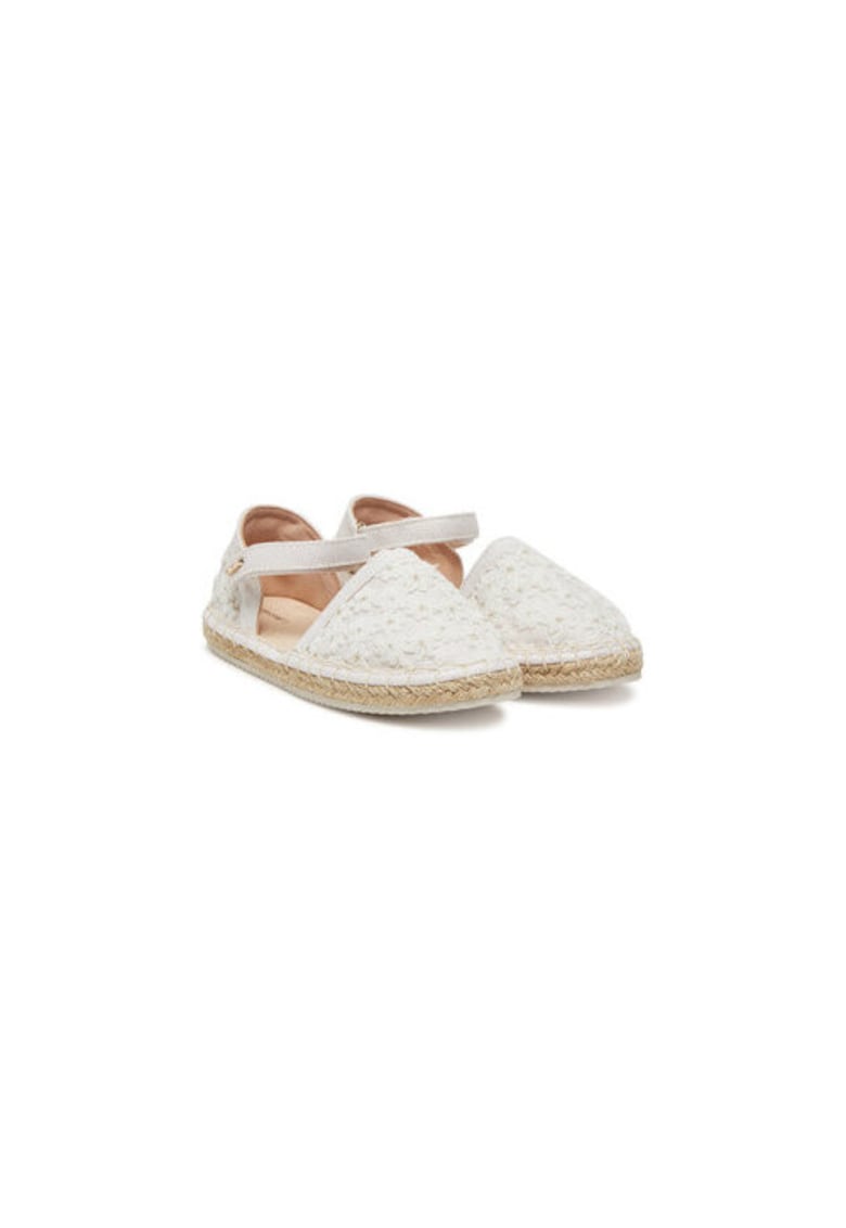 Espadrile fete 45644 - Textil - Ecru