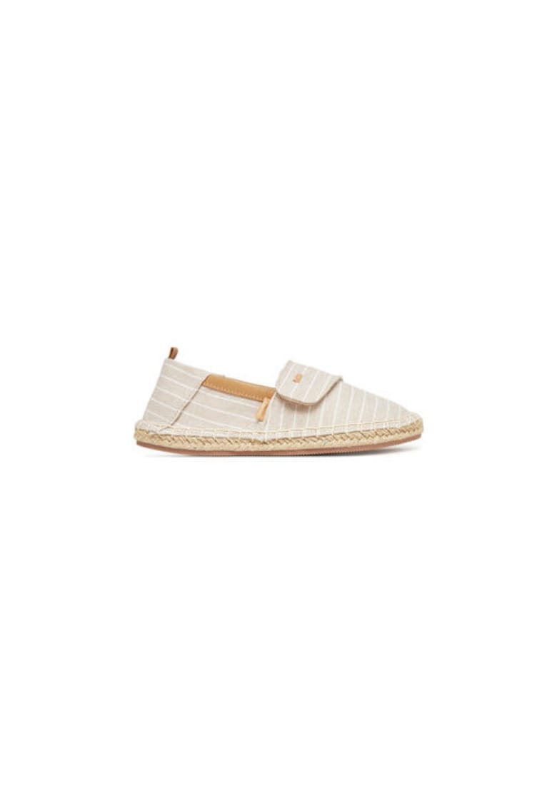 Espadrile pentru baieti - bej - material textil