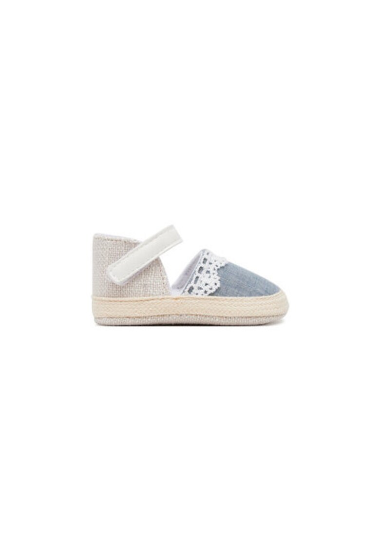 Espadrile fete 9901 - Textil - Bej/Albastru