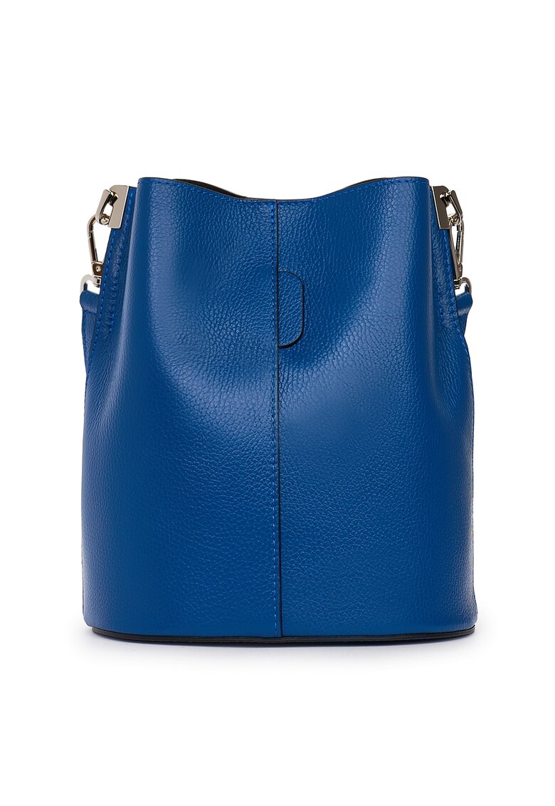 Geanta dama din piele naturala Mimosa - Albastru