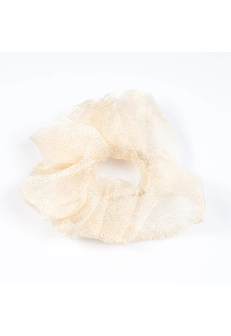 Elastic de par bej cu reflexii aurii