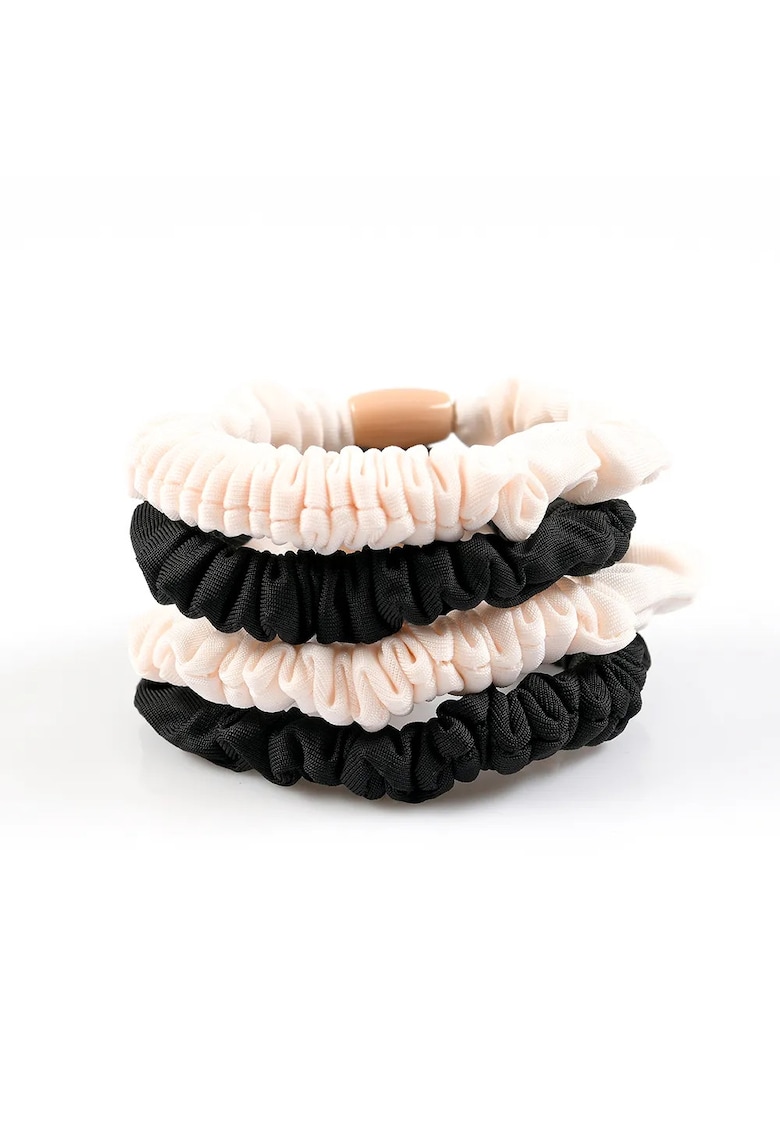 Set 4 elastice de par negre si ivory Set 4 elastice de par negre si ivory