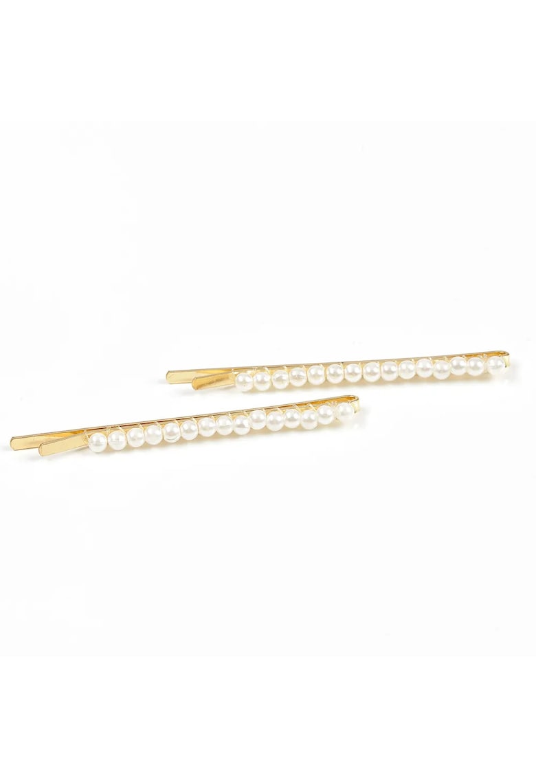 Set 2 agrafe de par cu sirag de perle
