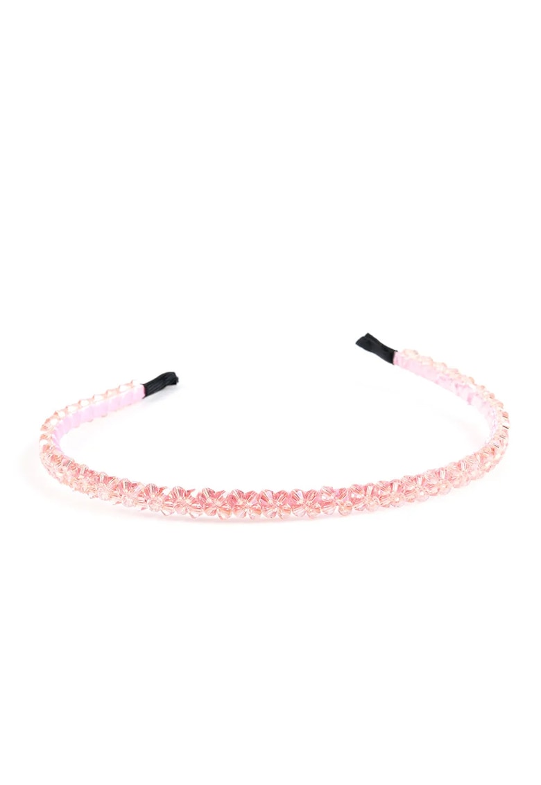 Bentita de par cu pietre roz