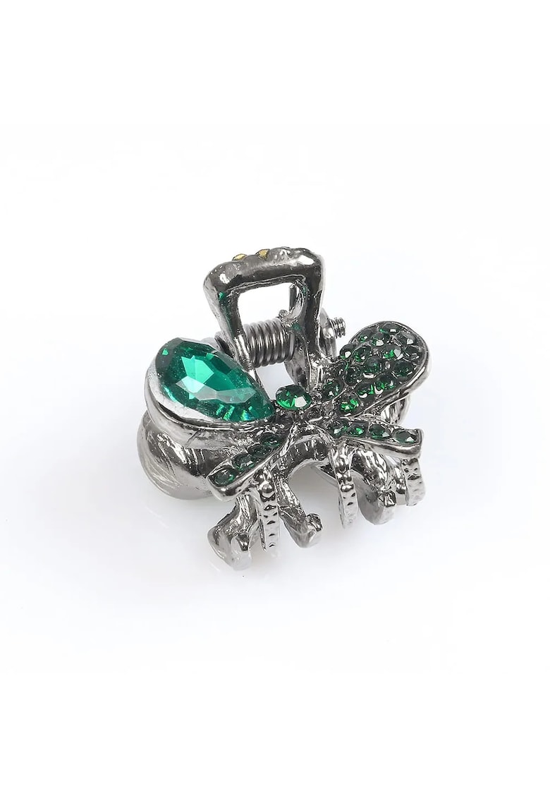 Cleste de par fluture cu pietre verzi