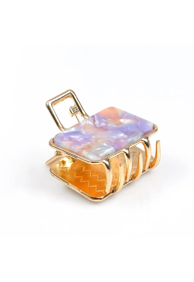 Cleste de par multicolor cu aspect marmorat