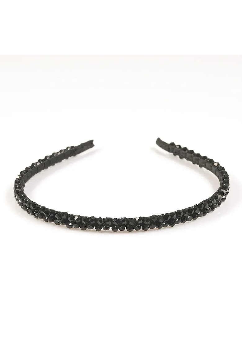 Bentita de par cu pietre negre