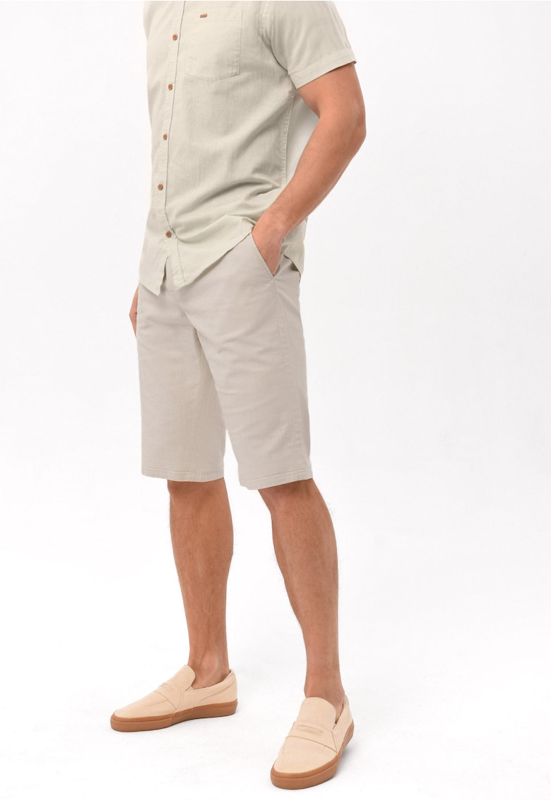 Pantaloni scurti pentru barbati P-Denz crem - Crem