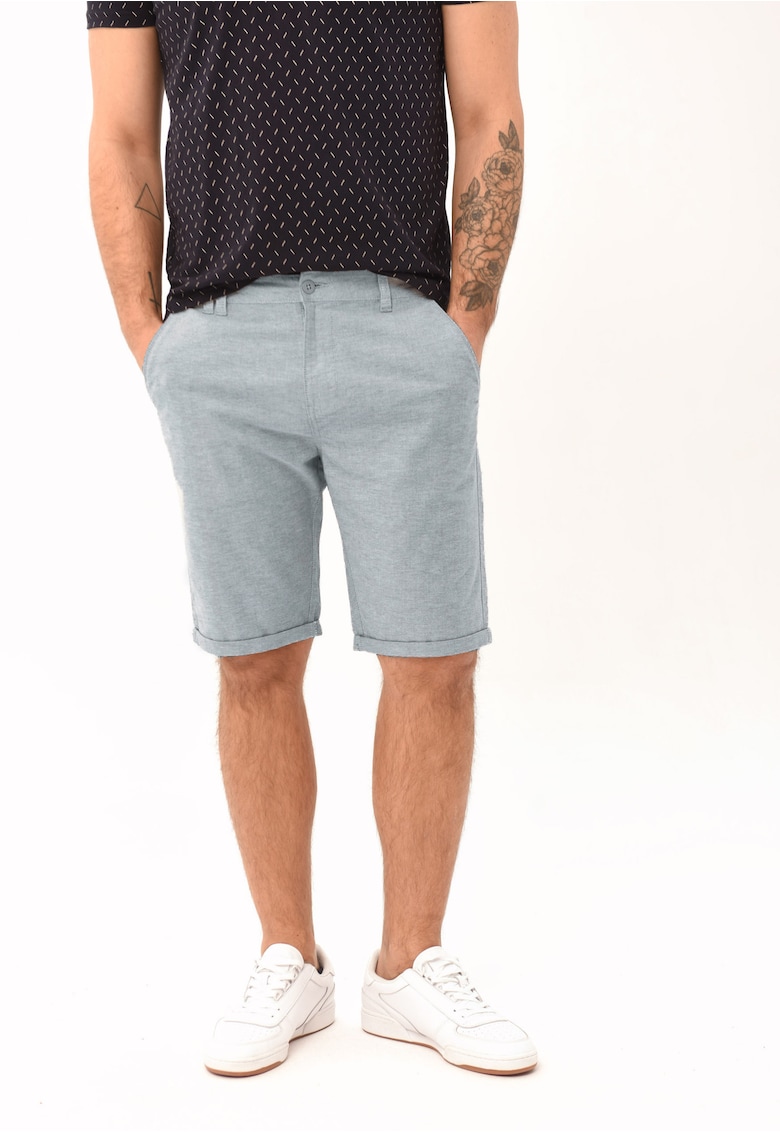 Pantaloni scurti barbati P-Neith gri - Comfort Fit