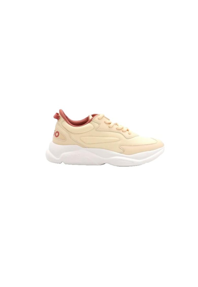 Pantofi sport barbati - galben deschis - poliester -