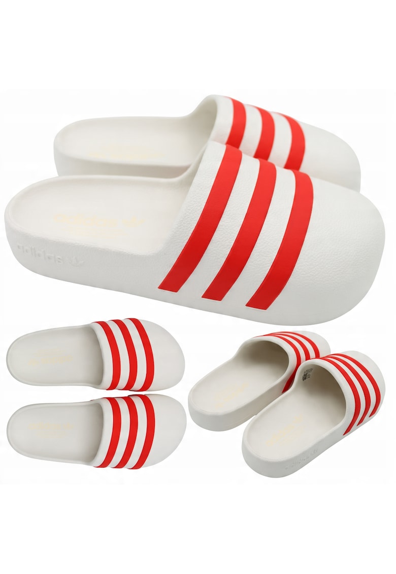 Slapi Unisex/Lifestyle - Adifom Adilette Ig5095 - Superior Madwqfterial Sintetic - De Talpa: Material De Tip De Inchidere: Alb/Rosu - Alb