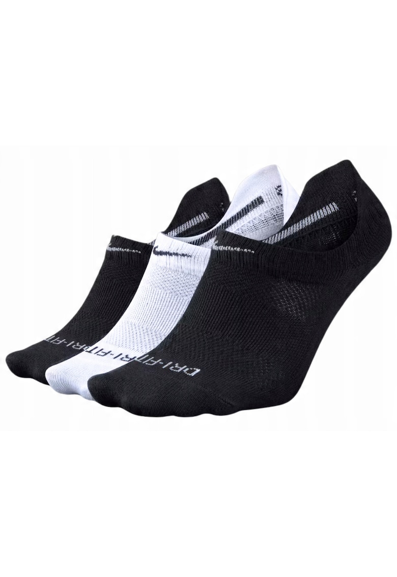 Set Sosete Sport 3-Pak - Sx4492 901 - 39% Poliester - 37% 22% Bumbac - 2% Elastan - In Zonele Expuse La Uzura - Stil Sportiv Cu Logo - Multicolor - 3 - Alb/Negru
