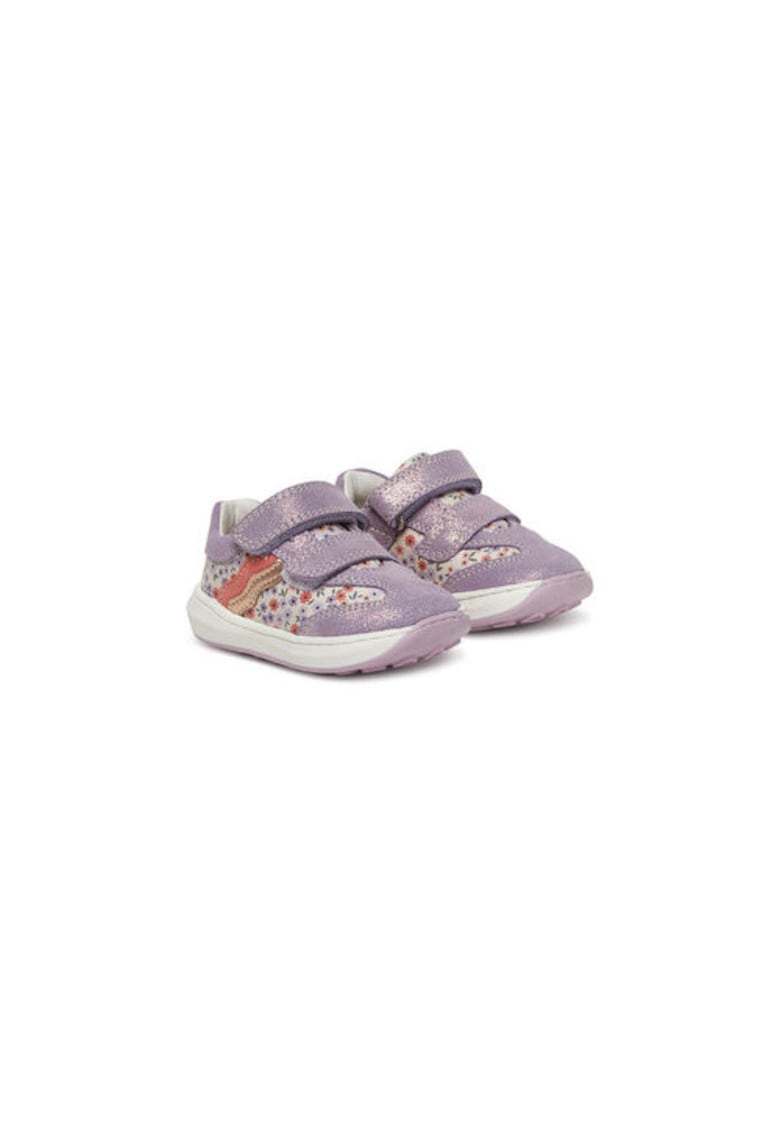 Adidasi fete 7901022 - Piele naturala - Mov