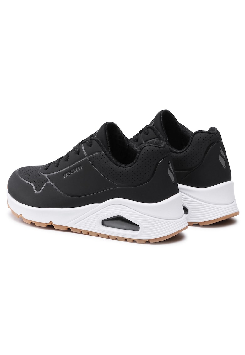 Adidasi fete 310024L - Piele ecologica - Negru