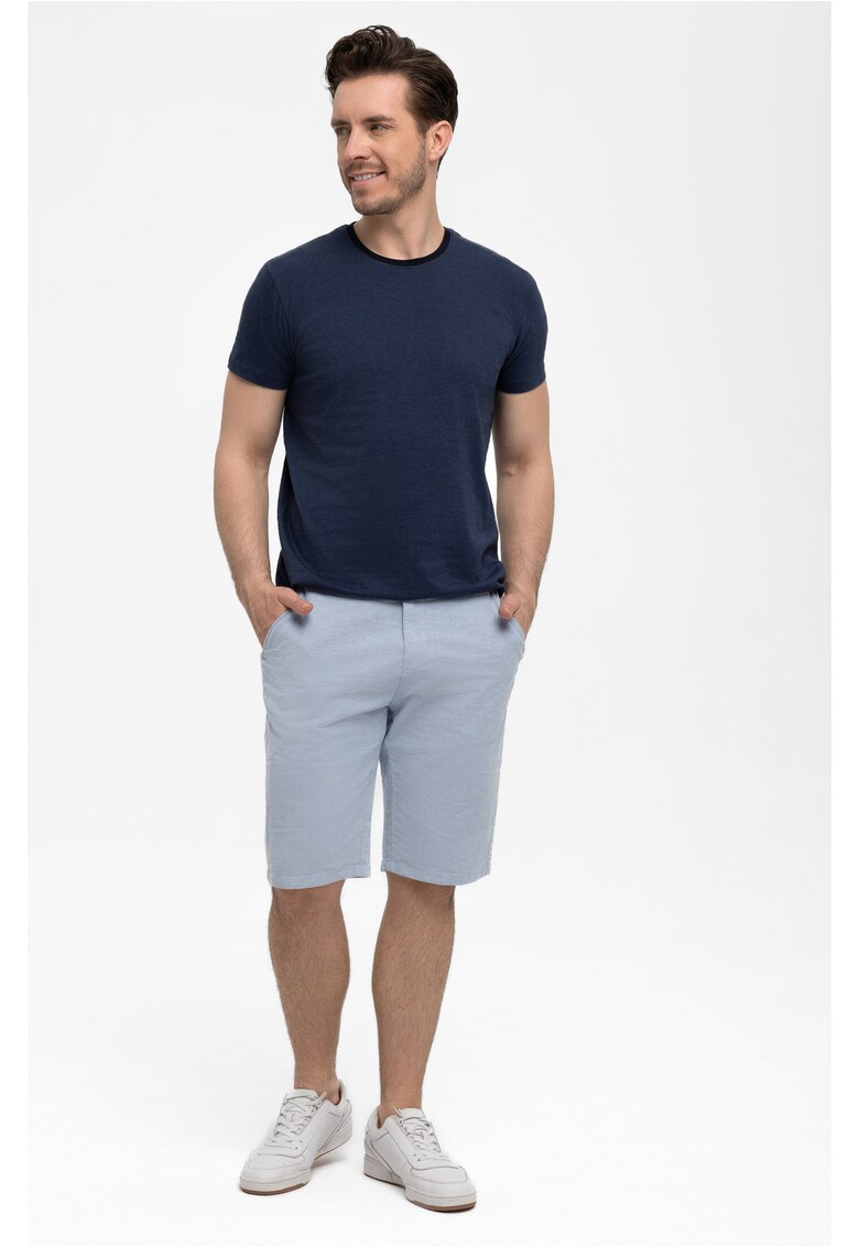 Pantaloni scurti pentru barbati P-Tonet albastru - Albastru deschis