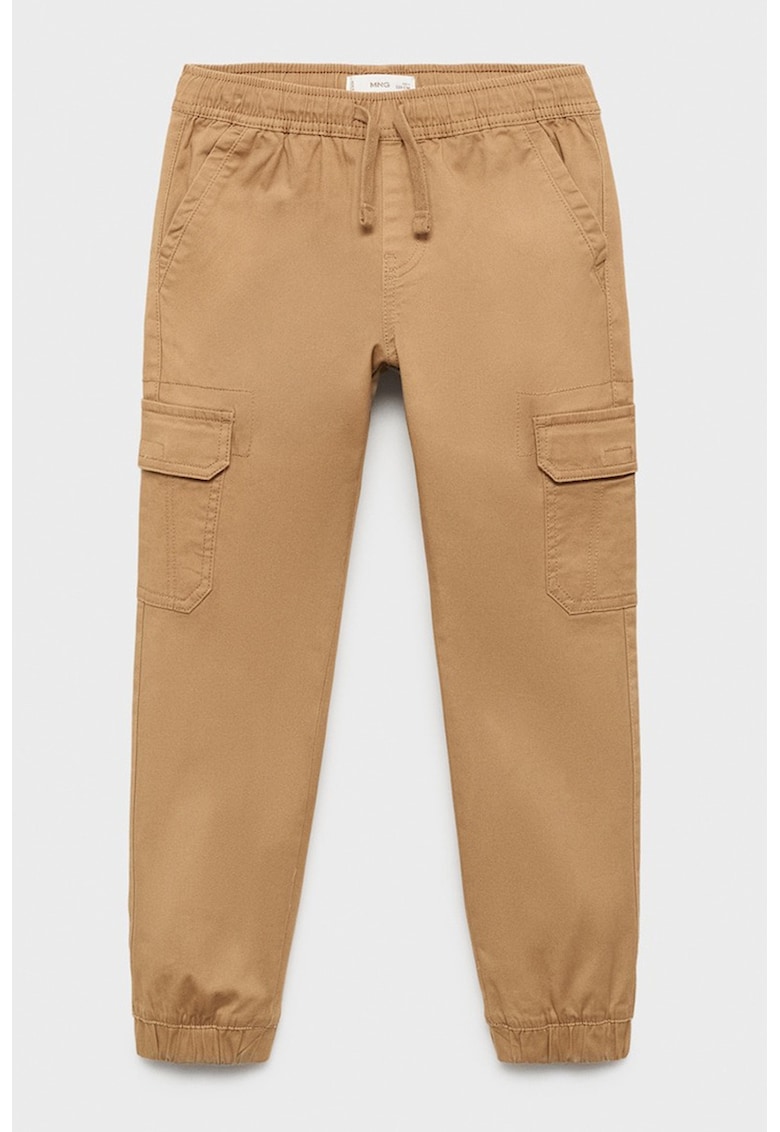 Pantaloni cargo din amestec de bumbac