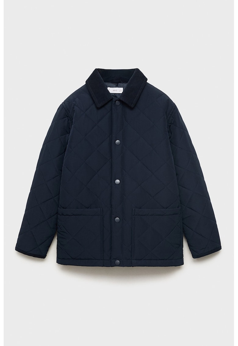 Jacheta matlasata cu buzunare aplicate