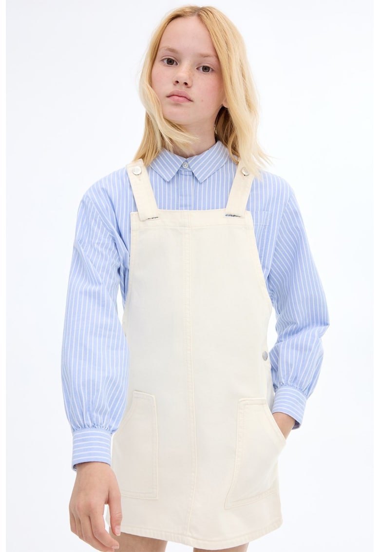 Salopeta din denim cu buzunare